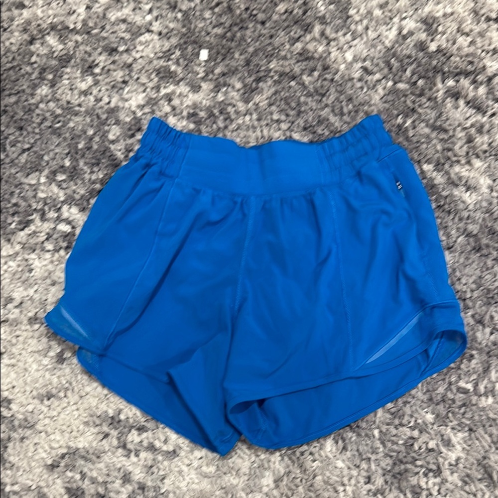 Lululemon blue athletic shorts